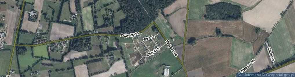 Zdjęcie satelitarne Siewna ul.